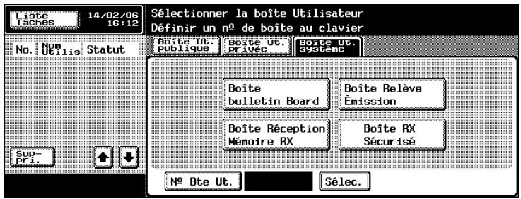 KONICA MINOLTA BIZHUB 500 - Boîte Utilisateur Bulletin Board - 1