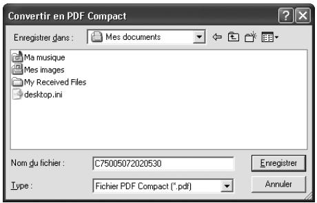 KONICA MINOLTA BIZHUB 500 - Pour enregistrer un document au format compact PDF - 2