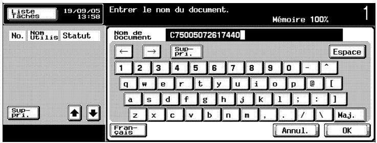 KONICA MINOLTA BIZHUB 500 - Pour enregistrer des données dans la boîte spécifiée - 4