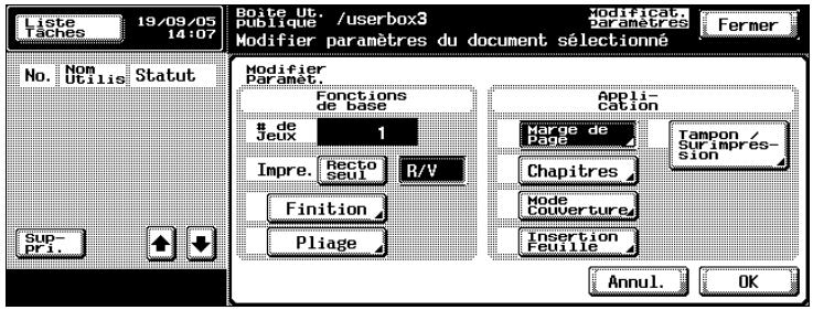 KONICA MINOLTA BIZHUB 500 - Pour spécifier l'impression recto/recto-verso - 1