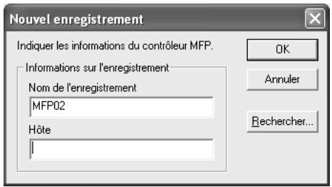 KONICA MINOLTA BIZHUB 500 - Tapez les informations de connexion. - 1