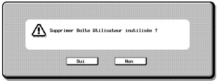 KONICA MINOLTA BIZHUB 500 - Pour supprimer des boîtes non utilisées - 2