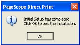 KONICA MINOLTA BIZHUB C10P - Click the [OK] button. - 1