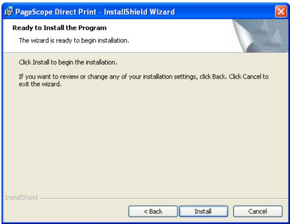 KONICA MINOLTA BIZHUB C10P - Click the [Next] button. - 1
