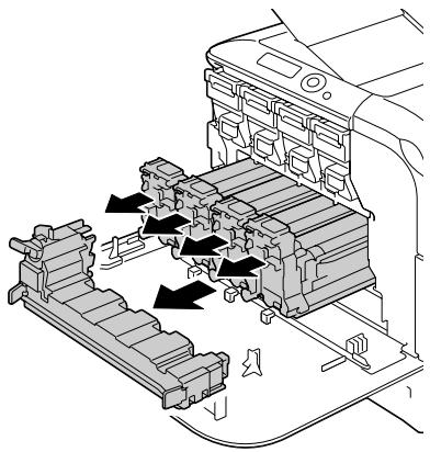 KONICA MINOLTA BIZHUB C20P - Replacing the Transfer Belt Unit - 5