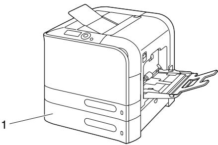 KONICA MINOLTA BIZHUB C20P - Front View with Options - 1