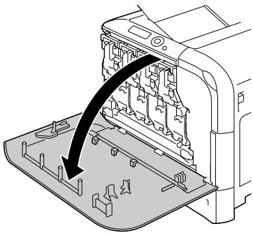 KONICA MINOLTA BIZHUB C20P - Replacing the Waste Toner Bottle - 1