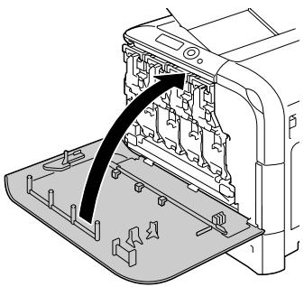 KONICA MINOLTA BIZHUB C20P - Insert the new transfer belt unit along the rails. - 8