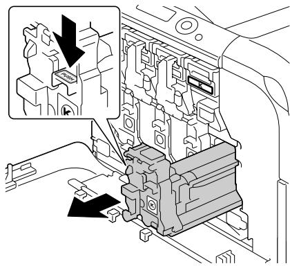 KONICA MINOLTA BIZHUB C20P - Open the printer's front cover. - 4
