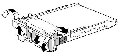 KONICA MINOLTA BIZHUB C20P - Remove all packing tape from the new transfer belt unit. - 1