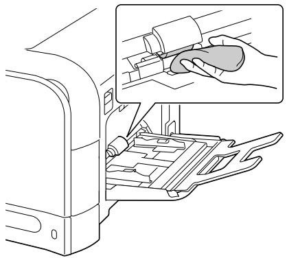 KONICA MINOLTA BIZHUB C20P - Cleaning the Media Feed Rollers (Manual Feed Tray) - 3