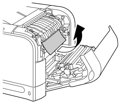 KONICA MINOLTA BIZHUB C20P - Clearing a Media Misfeed from the Fuser Unit - 4
