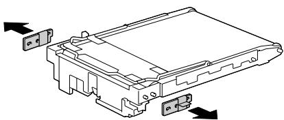 KONICA MINOLTA BIZHUB C20P - Remove the protective cover from the new transfer belt unit. - 1