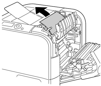 KONICA MINOLTA BIZHUB C20P - Clearing a Media Misfeed from the Fuser Unit - 6