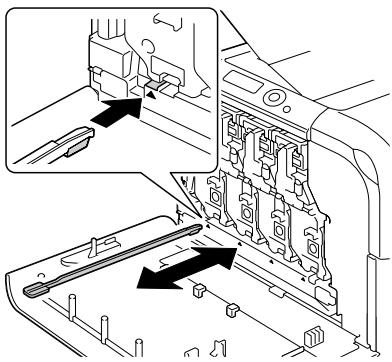 KONICA MINOLTA BIZHUB C20P - Cleaning the Laser Lens - 4