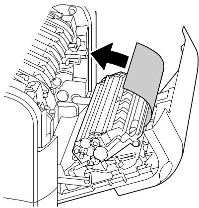 KONICA MINOLTA BIZHUB C20P - Clearing a Media Misfeed from the Duplex - 3