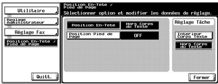 KONICA MINOLTA BIZHUB C352 - Sélectionnez la valeur voulue de l'option. - 1