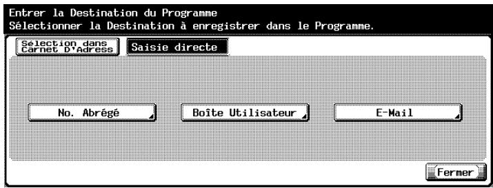 KONICA MINOLTA BIZHUB C352 - Appuyez sur [Nom] et tapez le nom du programme. - 3