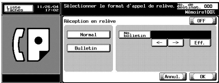 KONICA MINOLTA BIZHUB C352 - Appuyez sur [Bulletin]. - 1