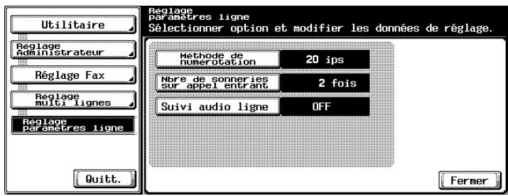 KONICA MINOLTA BIZHUB C352 - Sélectionnez l'option voulue. - 1