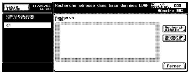 KONICA MINOLTA BIZHUB C352 - Appuyez sur le caractère à rechercher. - 4