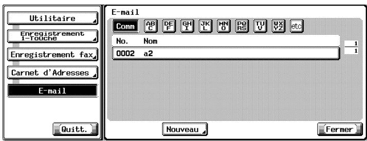 KONICA MINOLTA BIZHUB C352 - Appuyez sur [Nouveau]. - 1
