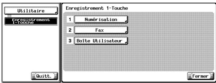 KONICA MINOLTA BIZHUB C352 - Appuyez sur Fax. - 1
