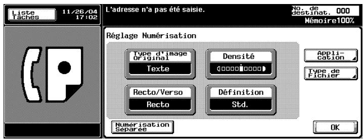 KONICA MINOLTA BIZHUB C352 - Réglage des conditions d'émission - 1