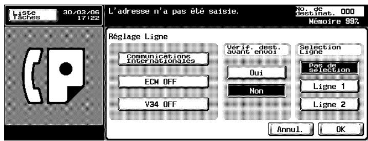 KONICA MINOLTA BIZHUB C352 - Appuyez sur [V34 OFF]. - 1