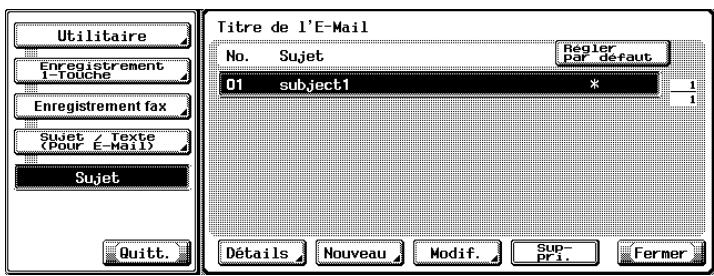 KONICA MINOLTA BIZHUB C352 - Appuyez sur [Sujet]. - 2