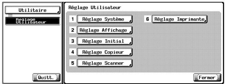 KONICA MINOLTA BIZHUB C352 - Écran Fax actif - 1