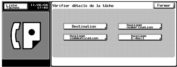 KONICA MINOLTA BIZHUB C352 - Confirmation des réglages et des résultats de la communication - 1