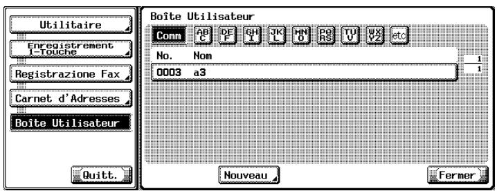 KONICA MINOLTA BIZHUB C352 - Appuyez sur [Nouveau]. - 1