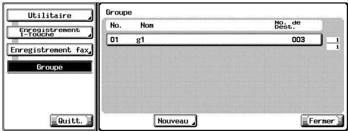 KONICA MINOLTA BIZHUB C352 - Appuyez sur [Nouveau]. - 1