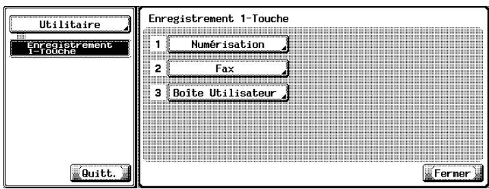 KONICA MINOLTA BIZHUB C352 - Appuyez sur [Fax]. - 1