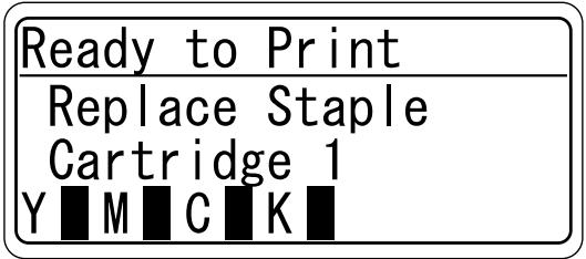 KONICA MINOLTA BIZHUB C353P - Replacing the staple cartridge - 1