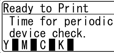 KONICA MINOLTA BIZHUB C353P - When the message "Time for periodic device check." appears - 1