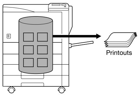 KONICA MINOLTA BIZHUB C353P - Using document data - 1
