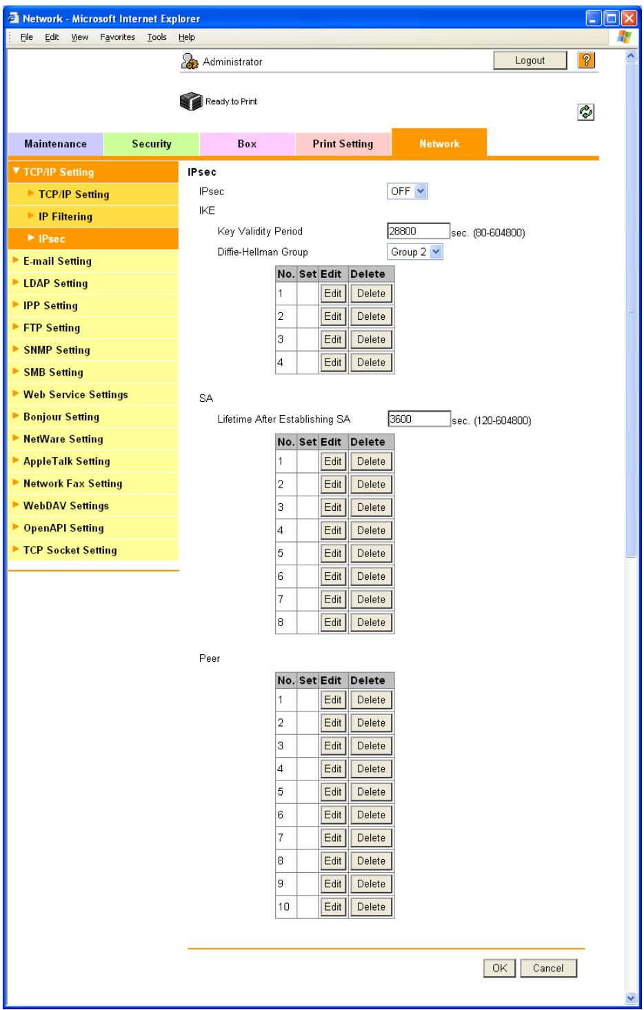 KONICA MINOLTA BIZHUB C353P - IPsec - 1