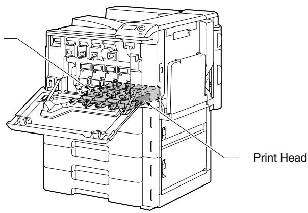 KONICA MINOLTA BIZHUB C353P - WARNING - 1