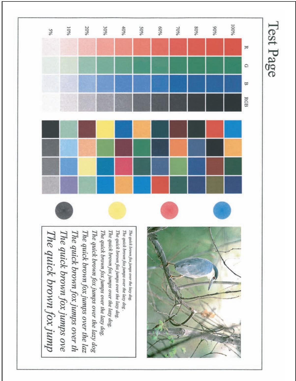 KONICA MINOLTA BIZHUB C353P - Demo page - 1