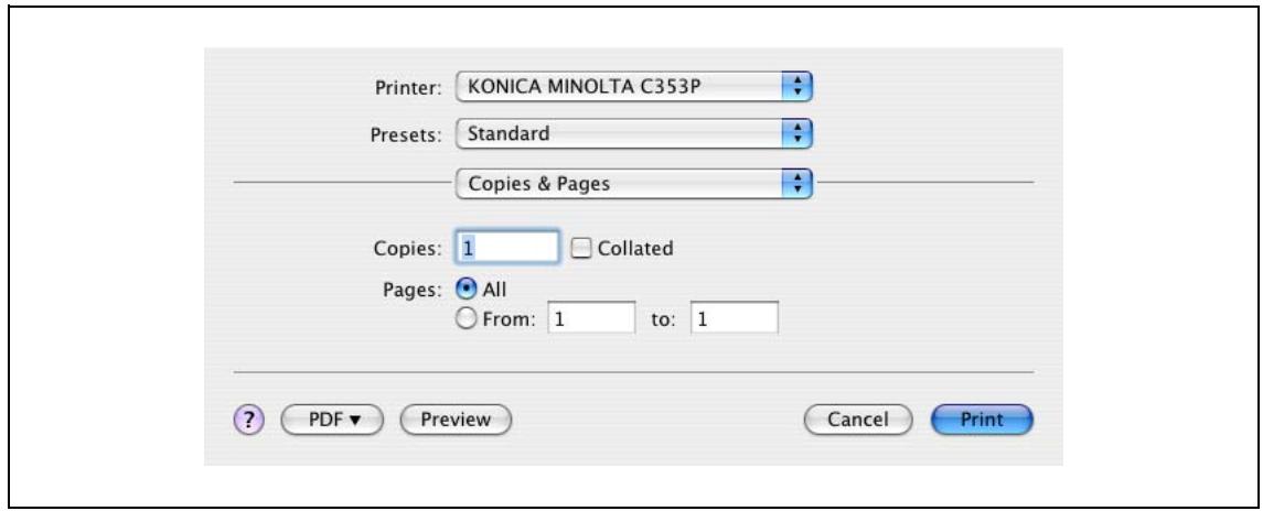 KONICA MINOLTA BIZHUB C353P - Copies &amp; Pages - 1