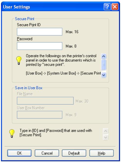 KONICA MINOLTA BIZHUB C353P - Enter the ID and password. - 1