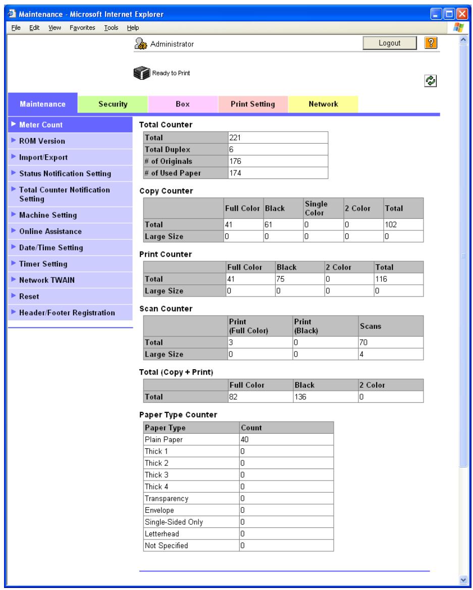 KONICA MINOLTA BIZHUB C353P - Maintenance - 1