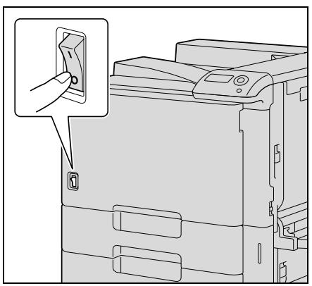 KONICA MINOLTA BIZHUB C353P - Turning off the machine - 1