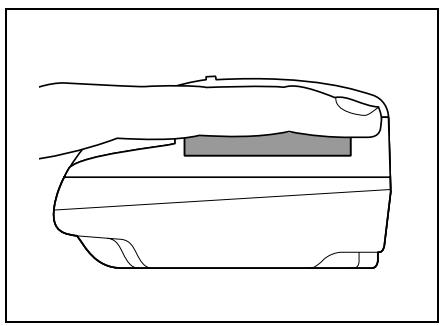 KONICA MINOLTA BIZHUB C353P - Positioning your finger - 2
