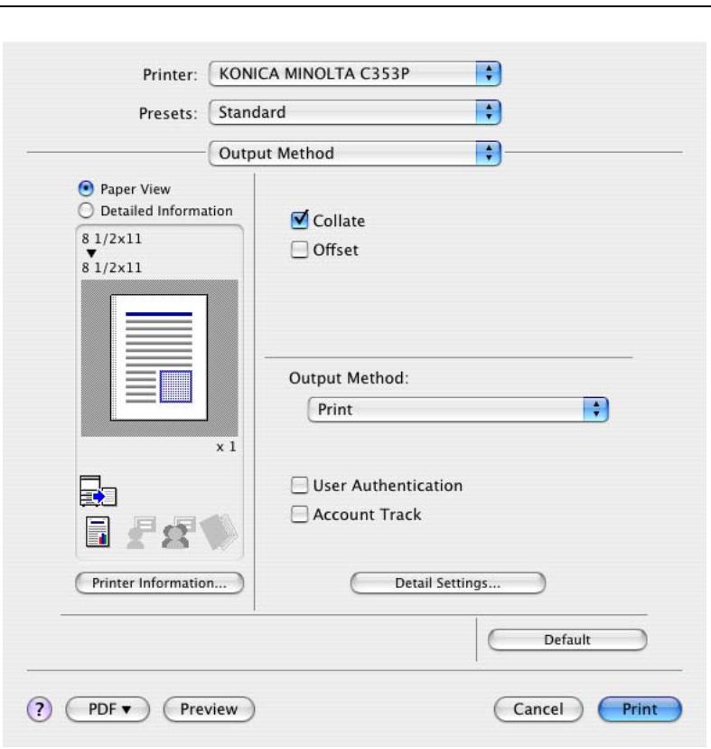 KONICA MINOLTA BIZHUB C353P - For Macintosh OS X - 1