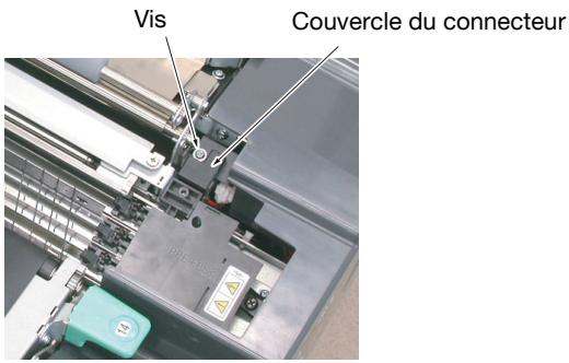 KONICA MINOLTA BIZHUB PRO 1050EP - Fixez le couvercle du connecteur avec la vis. - 1
