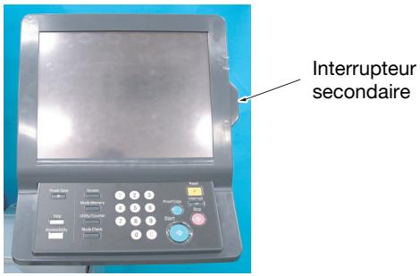 KONICA MINOLTA BIZHUB PRO 1050EP - Mettez l'interrupteur secondaire sur OFF. - 1