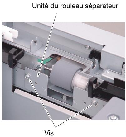 KONICA MINOLTA BIZHUB PRO 1050EP - Installez l'unité du rouleau séparateur avec les 2 vis. - 1